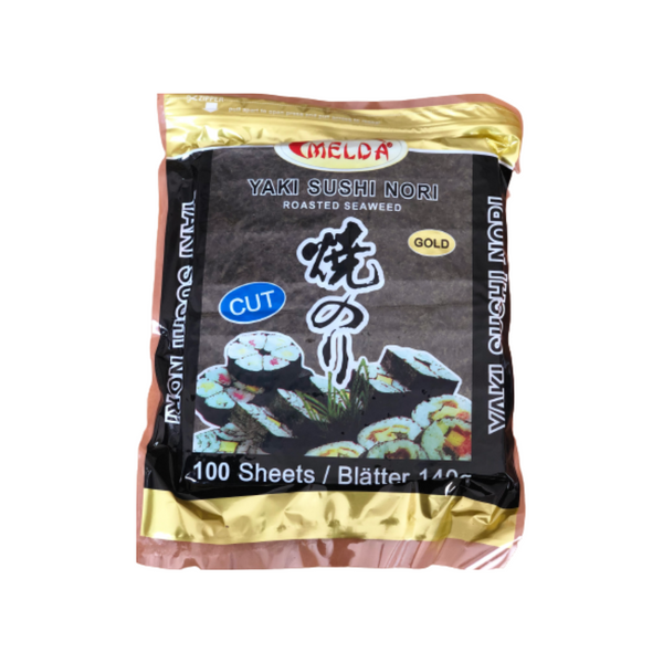 Yaki Sushi Nori Cut 1/2, 140g-100 Stück