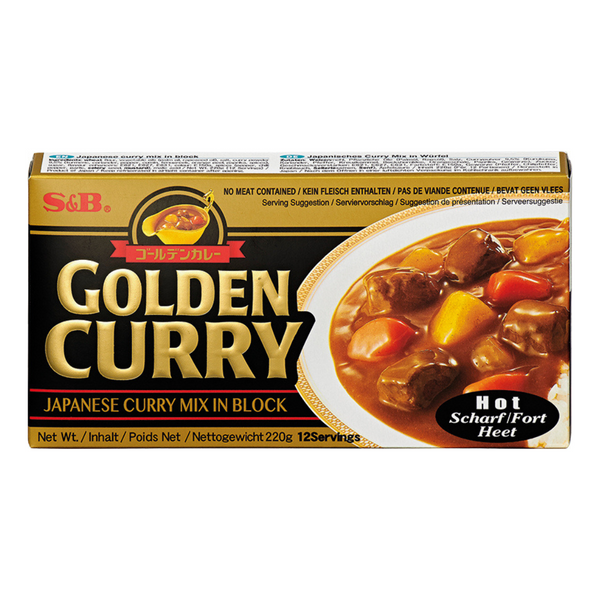 S&B Japanische Golden Curry Scharf, 220g