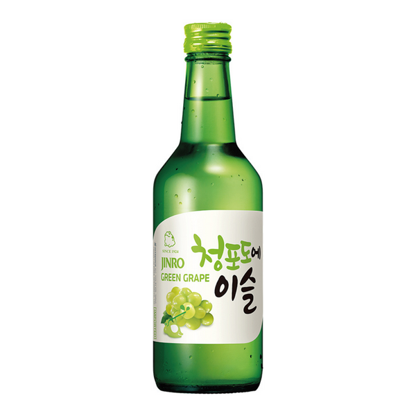 JINRO Soju Green Grape 13% Alk.,  350ml