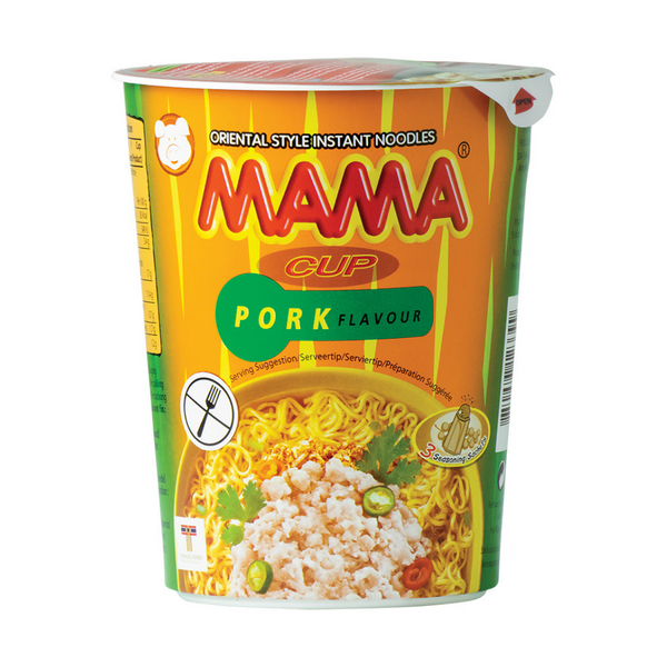 Mama-Cup Instantnudeln Pork Geschmack, 70g