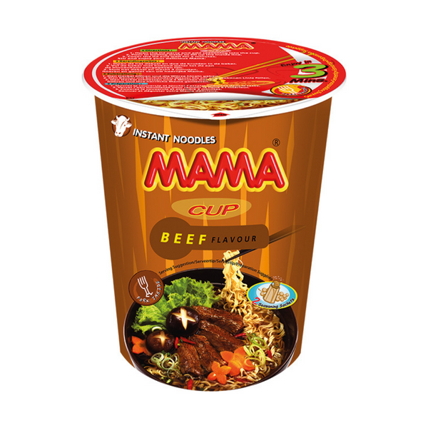 Mama-Cup Instantnudeln Beef Geschmack, 70g