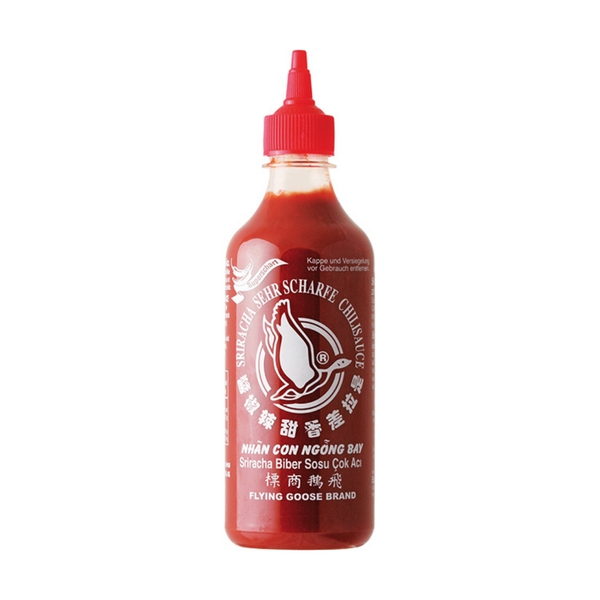 Hot Sriracha Chillisauce Flying Goose, 455ml