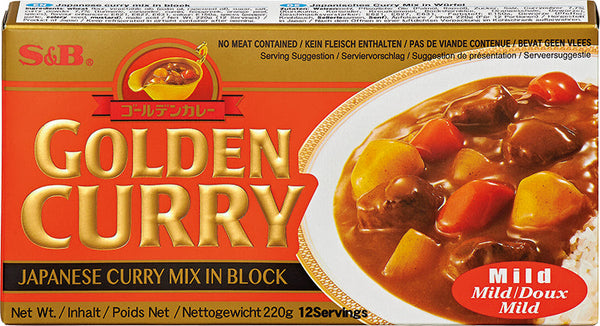 S&B Japanische Golden Curry Mild, 220g